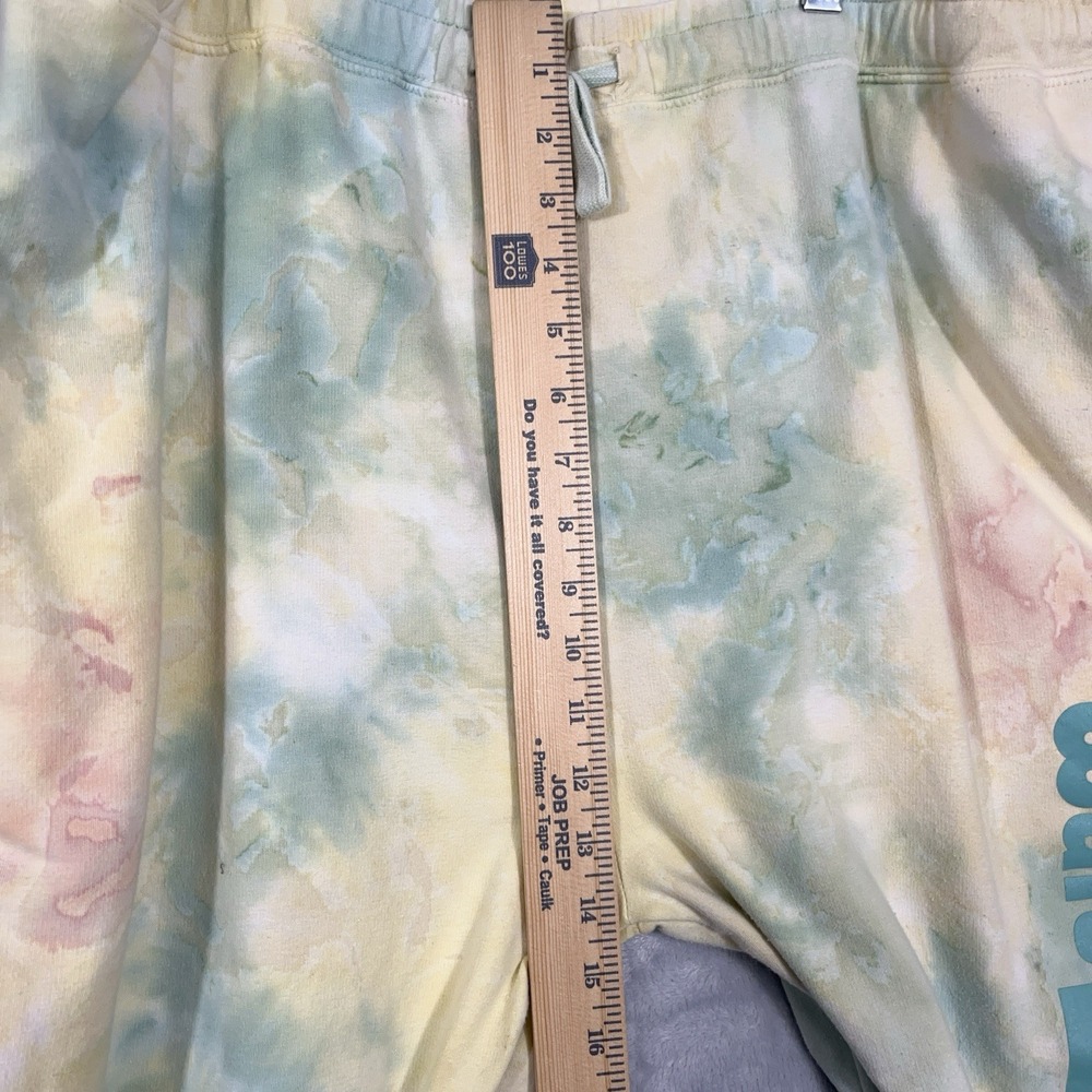 Disney World Spirit Tie Dye Jogger Sweatpants Elastic Tie Waist Womens L Comfy - Picture 5 of 8